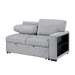 Homelegance - Pompano 2 Piece Sectional with Left Chaise in Gray - 9630GY*4LC2R - GreatFurnitureDeal