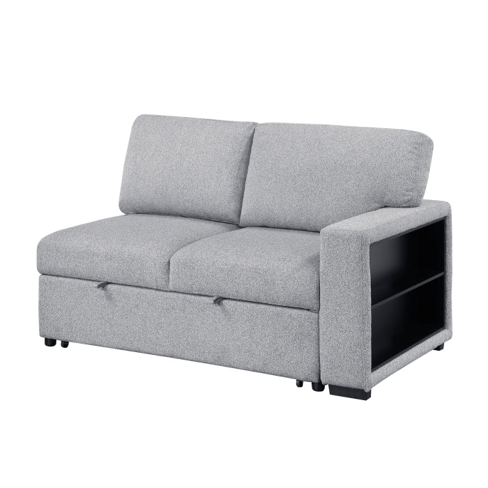 Homelegance - Pompano 2 Piece Sectional with Left Chaise in Gray - 9630GY*4LC2R - GreatFurnitureDeal
