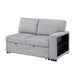 Homelegance - Pompano 2 Piece Sectional with Left Chaise in Gray - 9630GY*4LC2R - GreatFurnitureDeal