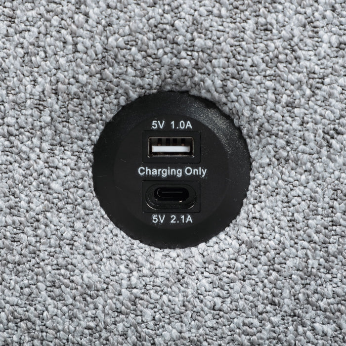 Homelegance - Pompano Sectional with Right Chaise in Gray - 9630GY*32LRC - GreatFurnitureDeal