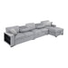 Homelegance - Pompano Sectional with Right Chaise in Gray - 9630GY*32LRC - GreatFurnitureDeal