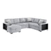 Homelegance - Pompano 2 Piece Sectional with Left Chaise in Gray - 9630GY*4LC2R - GreatFurnitureDeal