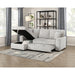 Homelegance - Marsh 2 Piece Sectional with Pull-out Bed in Gray - 9633MNB*2LC2R - GreatFurnitureDeal