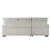 Homelegance - Marsh 2 Piece Sectional with Pull-out Bed in Gray - 9633MNB*2LC2R - GreatFurnitureDeal