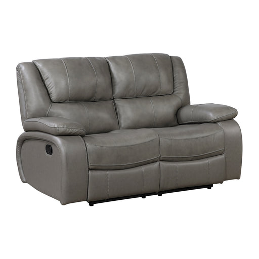 Homelegance - Ellicott Double Reclining Loveseat in Gray - 9639GY-2 - GreatFurnitureDeal
