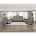 Homelegance - Ellicott 3 Piece Living Room Set in Gray - 9639GY*3 - GreatFurnitureDeal