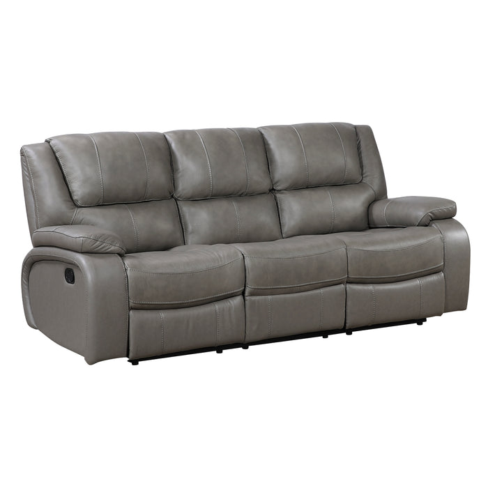 Homelegance - Ellicott Double Reclining Sofa in Gray - 9639GY-3 - GreatFurnitureDeal