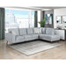 Homelegance - Broadway 3 Piece Sectional with Right Chaise in Blue-Gray - 9644BGY*23L5R - GreatFurnitureDeal