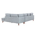 Homelegance - Broadway 3 Piece Sectional with Right Chaise in Blue-Gray - 9644BGY*23L5R - GreatFurnitureDeal