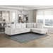 Homelegance - Broadway 2 Piece Sectional with Right Chaise in Silver cloud - 9644SVE*23L5R - GreatFurnitureDeal