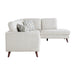 Homelegance - Broadway 2 Piece Sectional with Right Chaise in Silver cloud - 9644SVE*23L5R - GreatFurnitureDeal