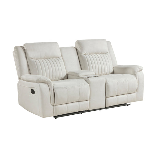 Homelegance - Dean Double Reclining Loveseat in Beige - 9646BE-2 - GreatFurnitureDeal