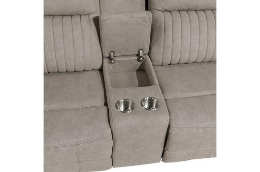 Homelegance - Dean Double Reclining Sofa in Dove - 9646DV-3 - GreatFurnitureDeal