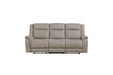 Homelegance - Dean 2 Piece Double Reclining Sofa Set in Dove - 9646DV*2 - GreatFurnitureDeal