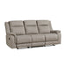 Homelegance - Dean Double Reclining Sofa in Dove - 9646DV-3 - GreatFurnitureDeal