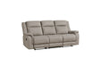 Homelegance - Dean Double Reclining Sofa in Dove - 9646DV-3 - GreatFurnitureDeal