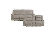Homelegance - Dean 2 Piece Double Reclining Sofa Set in Dove - 9646DV*2 - GreatFurnitureDeal