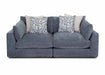 Franklin Furniture - 965 Julian Dreamscape 2 Piece Modular Sofa in Linwood Delft - 96501-96502 - GreatFurnitureDeal