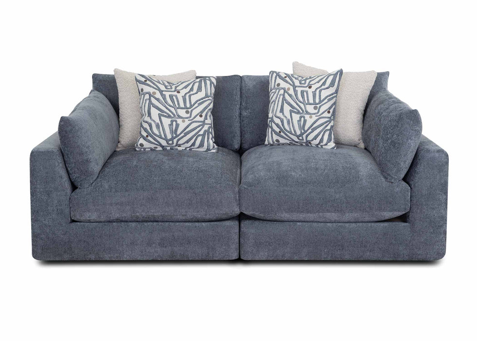 Franklin Furniture - 965 Julian Dreamscape 2 Piece Modular Sofa in Linwood Delft - 96501-96502 - GreatFurnitureDeal