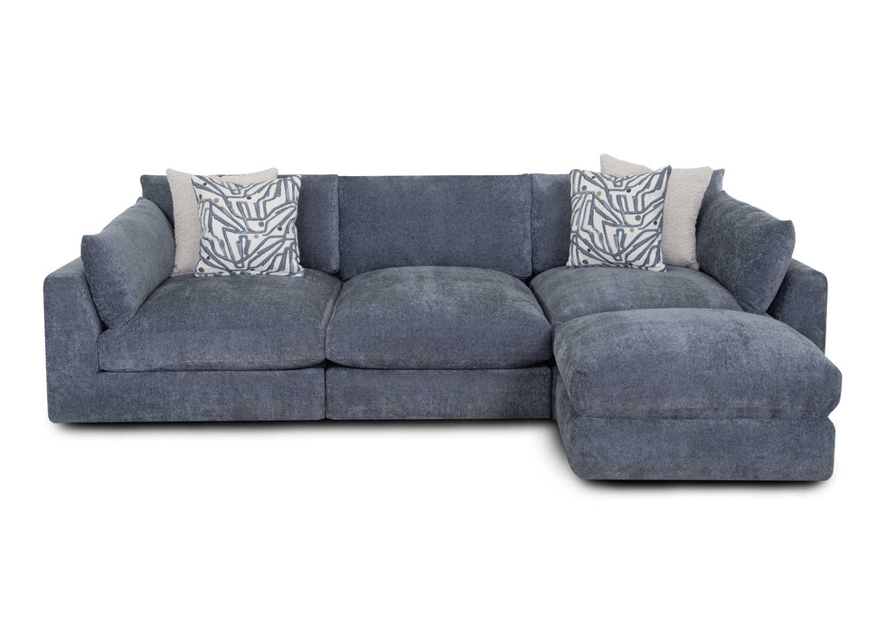Franklin Furniture - 965 Pollock Dreamscape 4 Piece Sectional Sofa in Linwood Linen - 96501-96503-96502-96519 - GreatFurnitureDeal