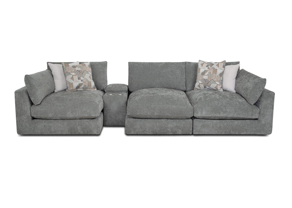 Franklin Furniture - 965 Pollock Dreamscape 4 Piece Sectional Sofa in Linwood Linen - 96501-96577-96503-96502 - GreatFurnitureDeal