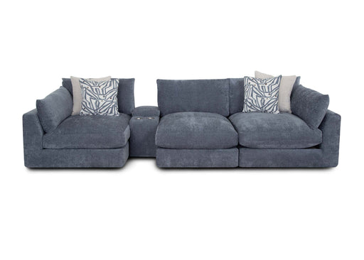 Franklin Furniture - 965 Julian Dreamscape 4 Piece Sectional Sofa in Linwood Delft - 96501-96577-96503-96502 - GreatFurnitureDeal
