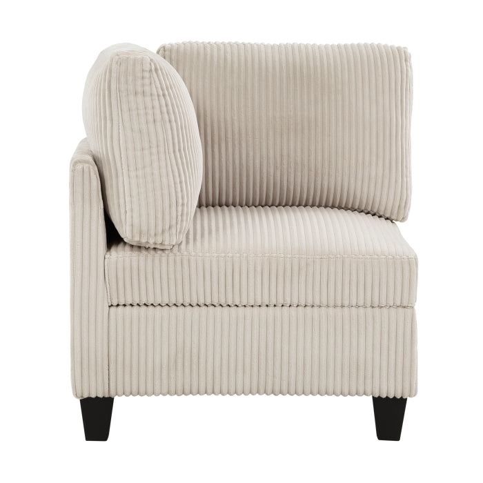 Homelegance - Walterboro 8 Piece Sectional with Storage in Beige - 9650BE*8SC - GreatFurnitureDeal