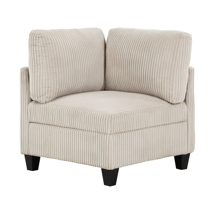 Homelegance - Walterboro 8 Piece Sectional with Storage in Beige - 9650BE*8SC - GreatFurnitureDeal