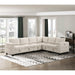 Homelegance - Walterboro 6 Piece Sectional with Storage in Beige - 9650BE*6SC - GreatFurnitureDeal