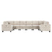 Homelegance - Walterboro 8 Piece Sectional with Storage in Beige - 9650BE*8SC - GreatFurnitureDeal