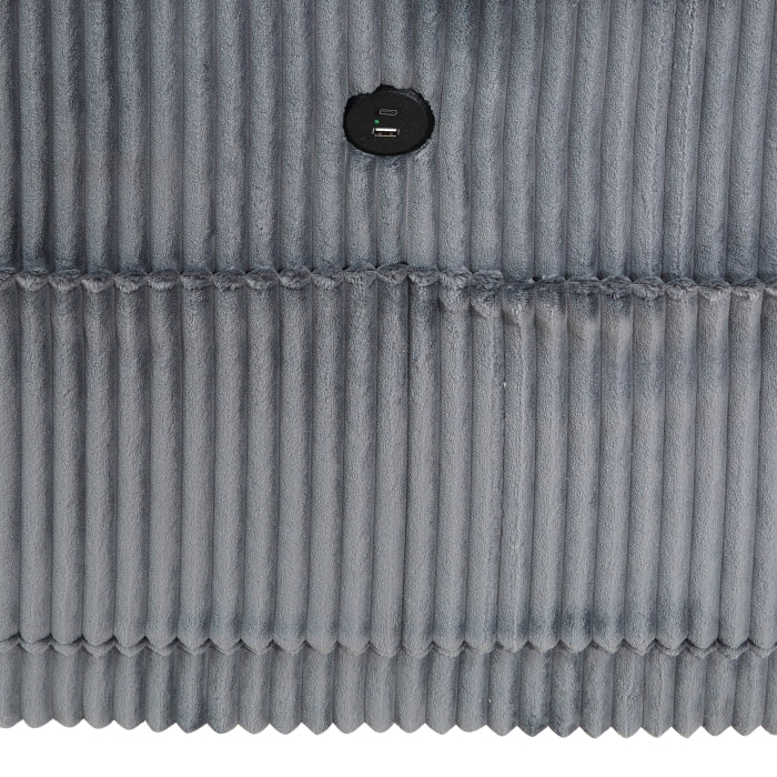 Homelegance - Walterboro 7 Piece Sectional with Storage in Dark Gray - 9650DG*7SC - GreatFurnitureDeal