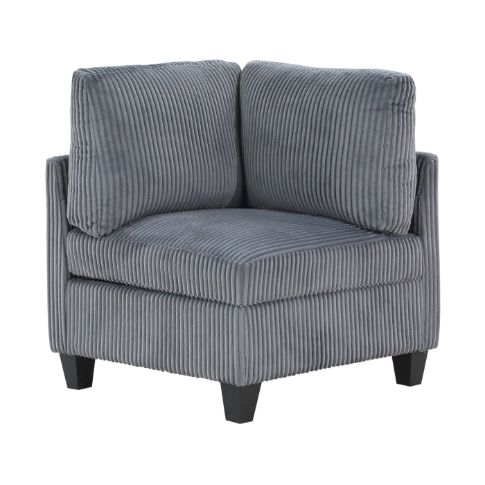 Homelegance - Walterboro 4 Piece Sectional with Storage in Dark Gray - 9650DG*5SC - GreatFurnitureDeal