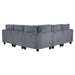 Homelegance - Walterboro 4 Piece Sectional with Storage in Dark Gray - 9650DG*5SC - GreatFurnitureDeal
