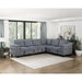 Homelegance - Walterboro 6 Piece Sectional with Storage in Dark Gray - 9650DG*6SC - GreatFurnitureDeal