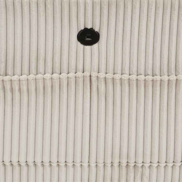 Homelegance - Walterboro 5 Piece Sectional with Storage in Beige - 9650NBE*5SC - GreatFurnitureDeal