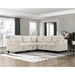 Homelegance - Walterboro 5 Piece Sectional with Storage in Beige - 9650NBE*5SC - GreatFurnitureDeal