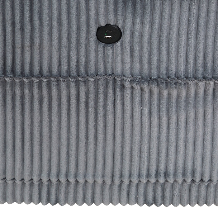 Homelegance - Walterboro 6 Piece Sectional with Storage in Dark Gray - 9650NDG*6SC - GreatFurnitureDeal