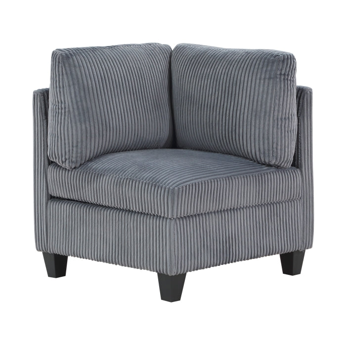 Homelegance - Walterboro 6 Piece Sectional with Storage in Dark Gray - 9650NDG*6SC - GreatFurnitureDeal