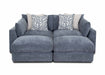 Franklin Furniture - 965 Julian Dreamscape 4 Piece Modular Sofa in Linwood Delft - 96501-96502-96519-2 - GreatFurnitureDeal