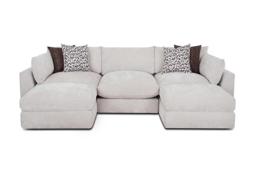 Franklin Furniture - 965 Pollock Dreamscape 5 Piece Sectional Sofa in Linwood Linen - 96501-96503-96502-96519-2 - GreatFurnitureDeal