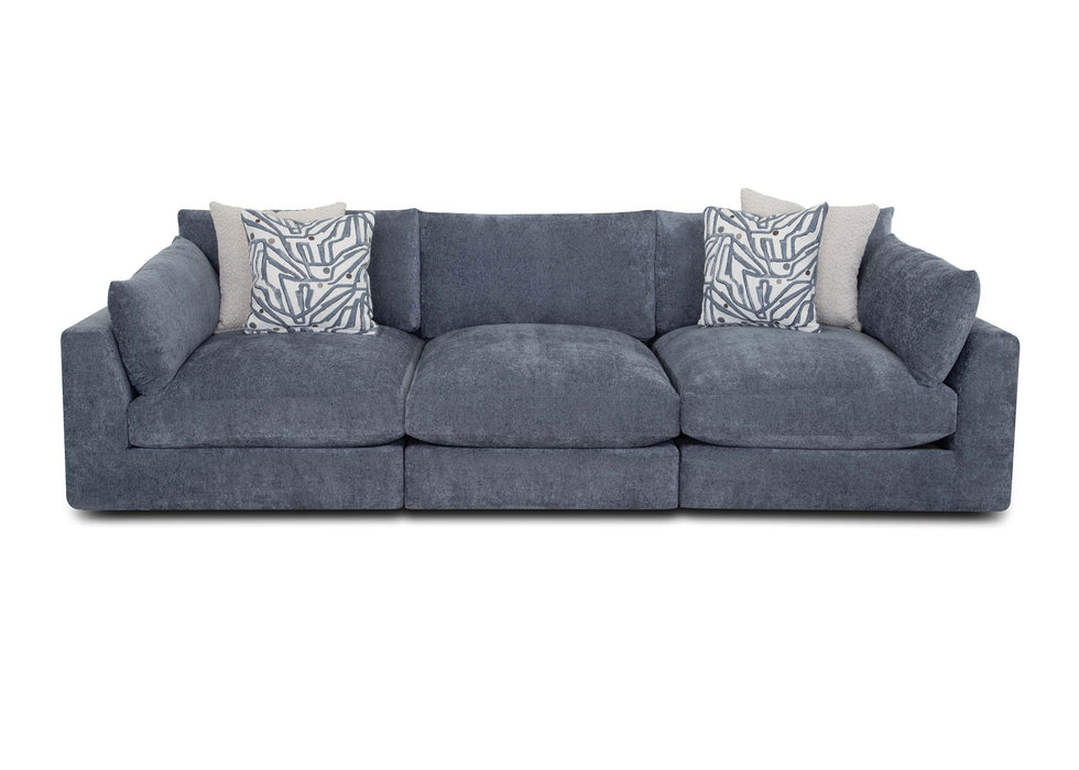 Franklin Furniture - 965 Julian Dreamscape 3 Piece Sectional Sofa in Linwood Delft - 96501-96503-96502 - GreatFurnitureDeal