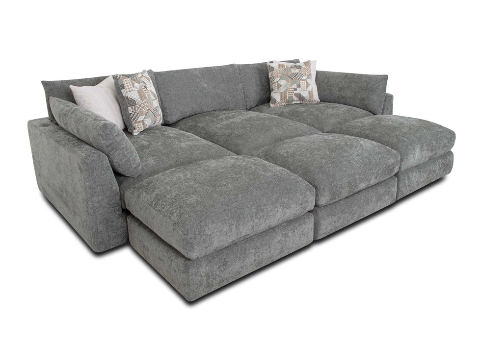 Franklin Furniture - 965 Seurat Dreamscape 6 Piece Sectional Sofa in Linwood Green Bay - 96501-96503-96502-96519-3 - GreatFurnitureDeal