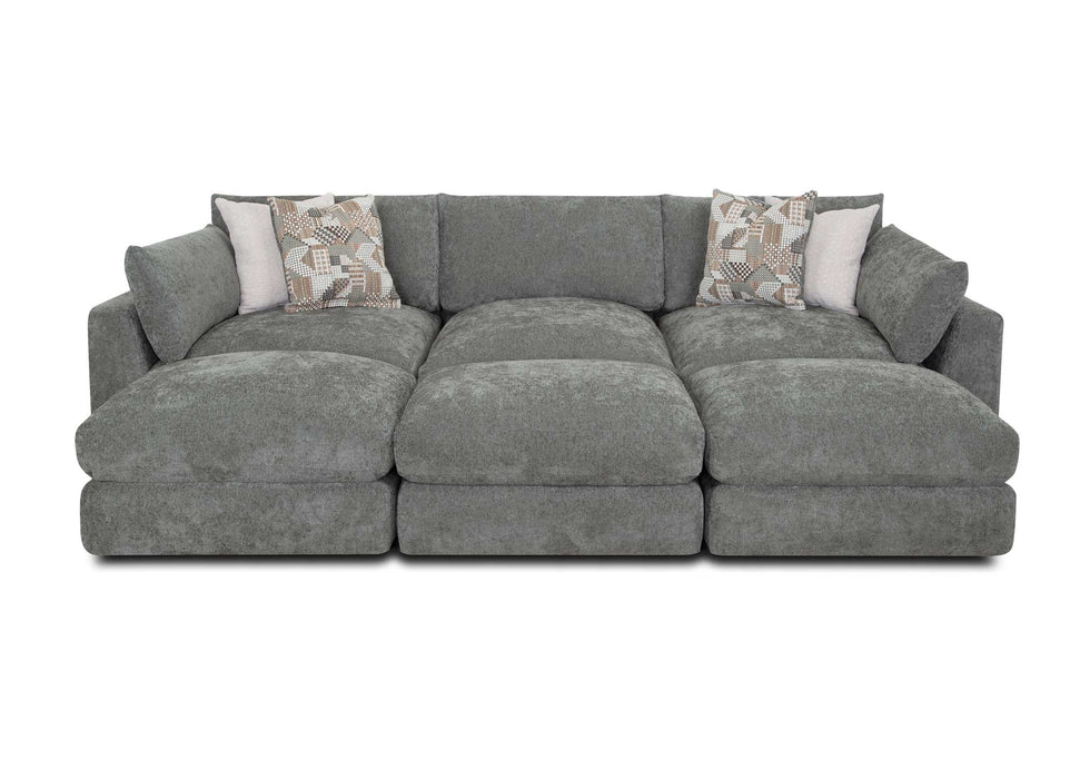 Franklin Furniture - 965 Seurat Dreamscape 6 Piece Sectional Sofa in Linwood Green Bay - 96501-96503-96502-96519-3 - GreatFurnitureDeal