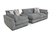 Franklin Furniture - 965 Pollock Dreamscape 4 Piece Sectional Sofa in Linwood Linen - 96501-96577-96503-96502 - GreatFurnitureDeal
