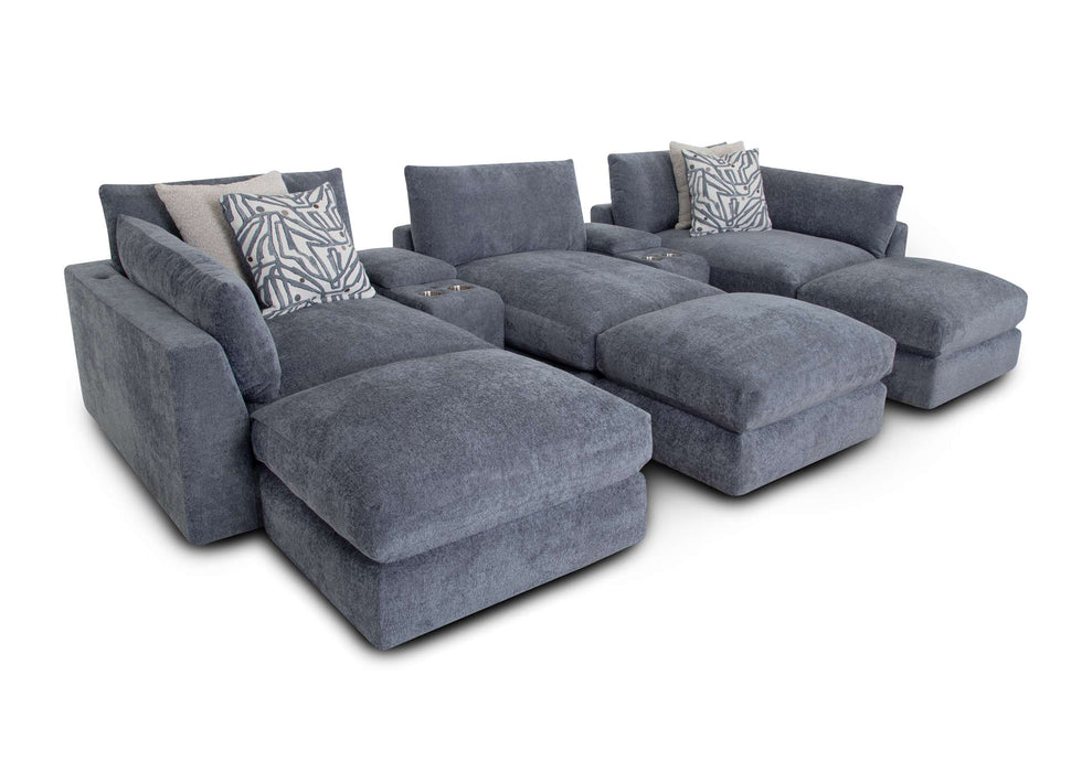 Franklin Furniture - 965 Pollock Dreamscape 8 Piece Sectional Sofa in Linwood Linen - 96501-96577-96503-96577-96502-96519-3 - GreatFurnitureDeal