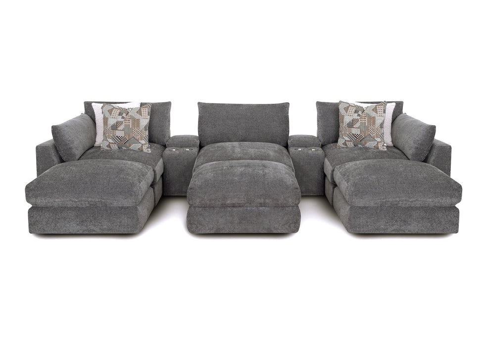 Franklin Furniture - 965 Seurat Dreamscape 8 Piece Sectional Sofa in Linwood Green Bay - 96501-96577-96503-96577-96502-96519-3 - GreatFurnitureDeal
