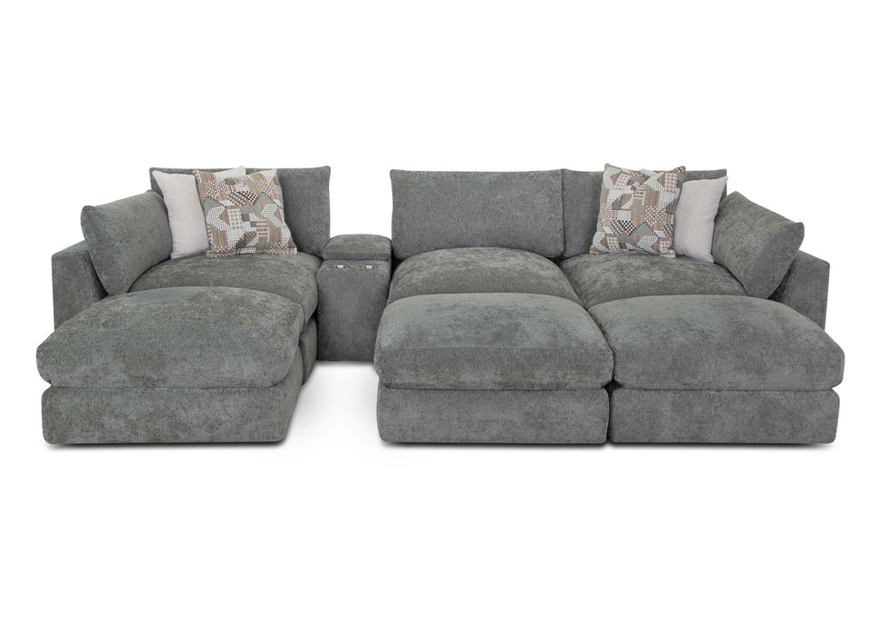 Franklin Furniture - 965 Pollock Dreamscape 7 Piece Sectional Sofa in Linwood Linen - 96501-96577-96503-96502-96519-3 - GreatFurnitureDeal