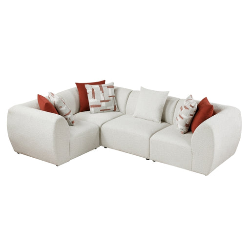 Homelegance - Franz 4 Piece Modular Sectional in Beige - 9669CN*3CR1AC - GreatFurnitureDeal