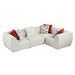 Homelegance - Franz 4 Piece Modular Sectional in Beige - 9669CN*3CR1AC - GreatFurnitureDeal