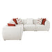 Homelegance - Franz 5 Piece Modular Sectional in Beige - 9669CN*3CR2AC - GreatFurnitureDeal